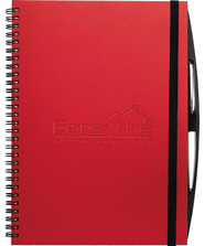 Wirebound Faux Leather Inexpensive Custom Journals