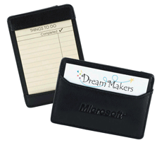 Vinyl Note Pad Promotional Jotters